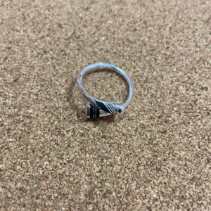 Bague Touareg Mixte – Argent Massif avec Embout Gravé