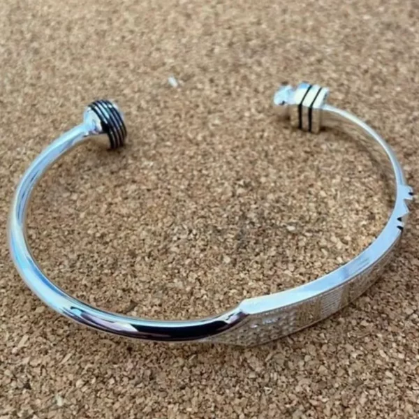 Bracelet Touareg Mixte en Argent Massif – Gravures Traditionnelles