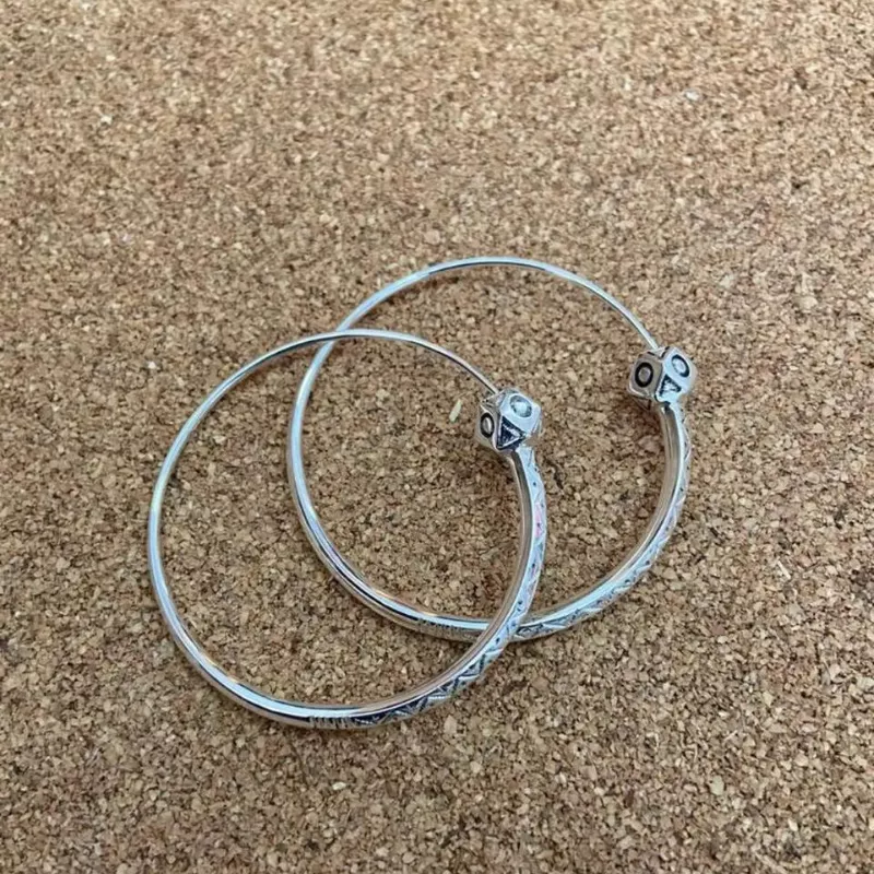 Boucles d’Oreilles Touareg – Créoles en Argent Massif Gravé